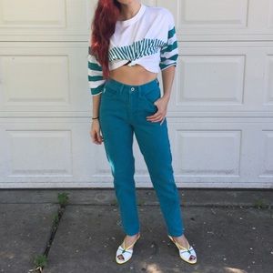 Vintage Blue High Waisted Guess Jeans 27 90s